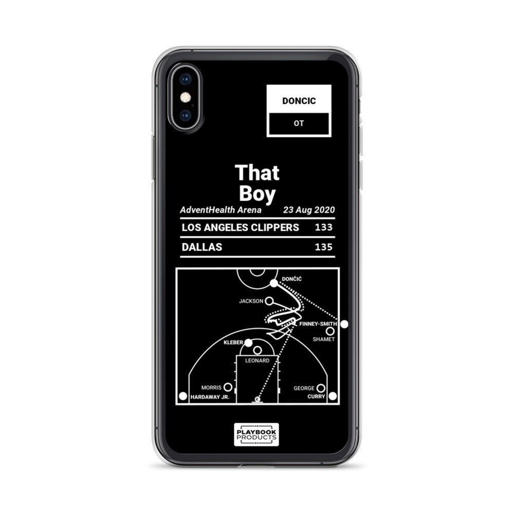 Dallas Mavericks Greatest Plays iPhone Case: That 'White Boy' (2020)