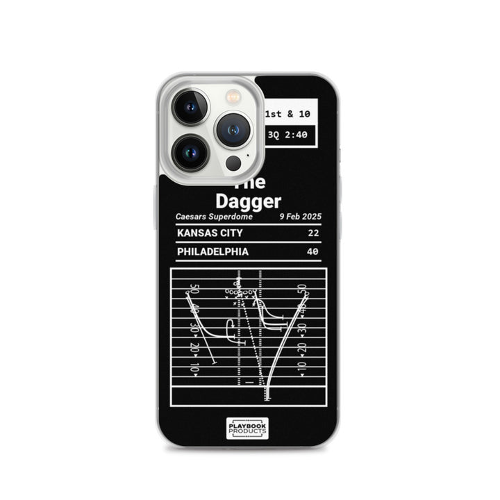 Philadelphia Eagles Greatest Plays iPhone Case: The Dagger (2025)