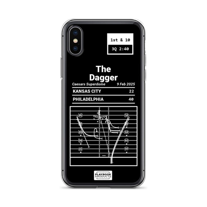 Philadelphia Eagles Greatest Plays iPhone Case: The Dagger (2025)