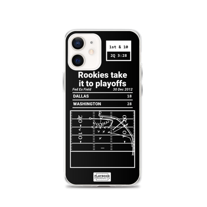 Washington Commanders Greatest Plays iPhone Case: Rookies take it to playoffs (2012)