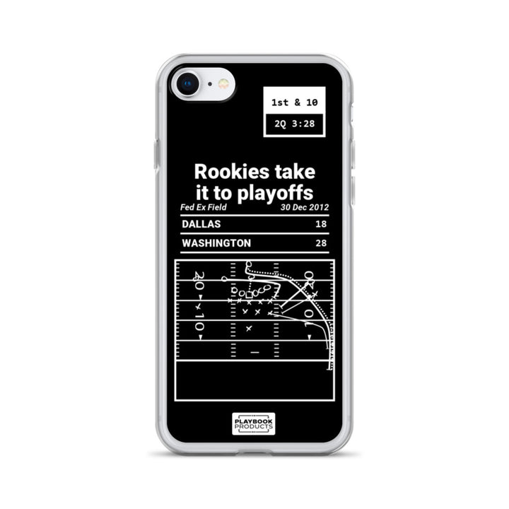 Washington Commanders Greatest Plays iPhone Case: Rookies take it to playoffs (2012)