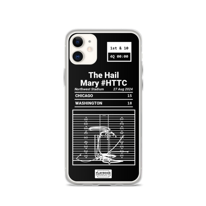 Washington Commanders Greatest Plays iPhone Case: The Hail Mary #HTTC (2024)