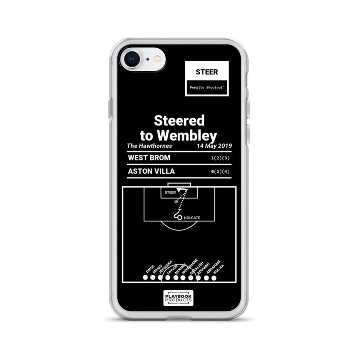 Aston Villa Greatest Goals iPhone Case: Steered to Wembley (2019)