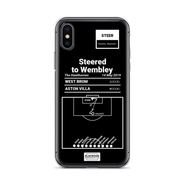 Aston Villa Greatest Goals iPhone Case: Steered to Wembley (2019)