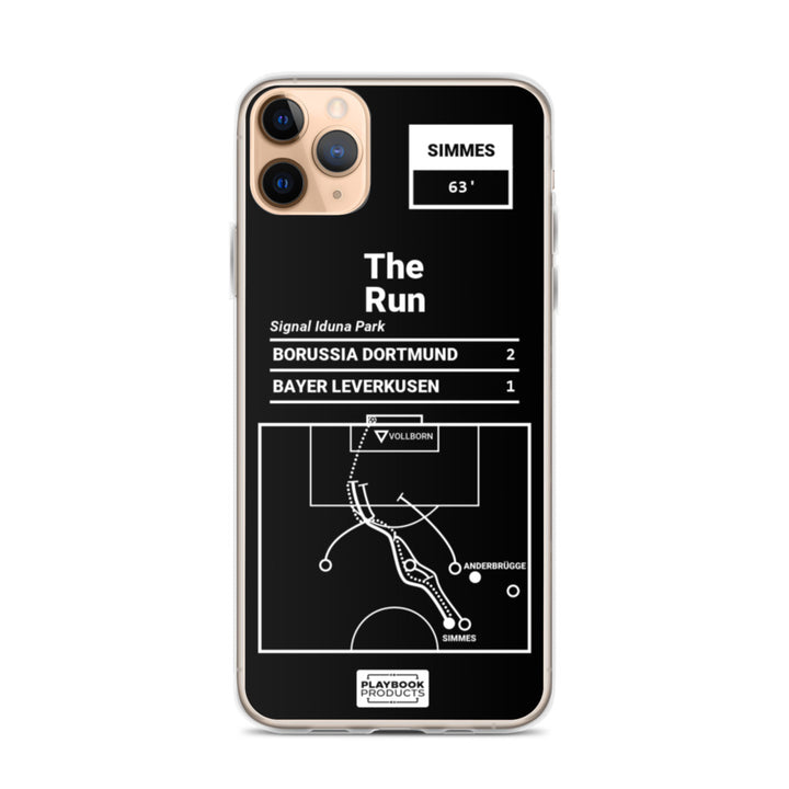 Borussia Dortmund Greatest Goals iPhone Case: The Run (1984)