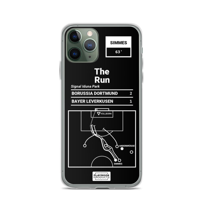 Borussia Dortmund Greatest Goals iPhone Case: The Run (1984)