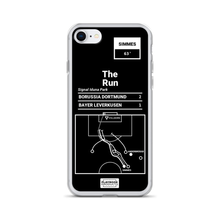 Borussia Dortmund Greatest Goals iPhone Case: The Run (1984)