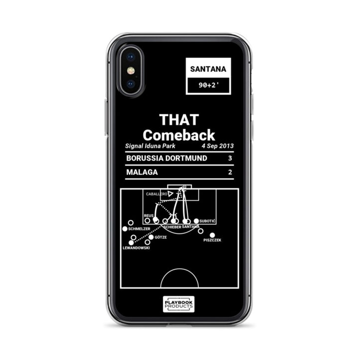 Borussia Dortmund Greatest Goals iPhone Case: THAT Comeback (2013)