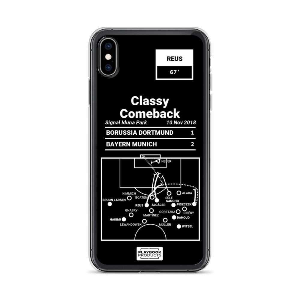 Borussia Dortmund Greatest Goals iPhone Case: Classy Comeback (2018)