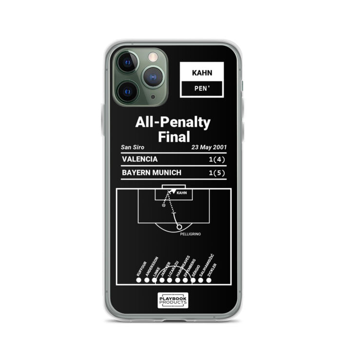 Bayern München Greatest Goals iPhone Case: All-Penalty Final (2001)