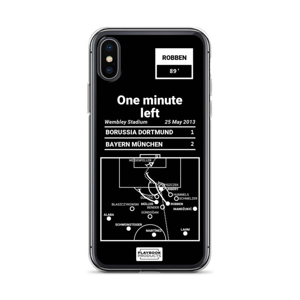 Bayern München Greatest Goals iPhone Case: One minute left (2013)