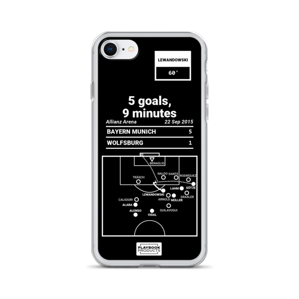 Bayern München Greatest Goals iPhone Case: 5 goals, 9 minutes (2015)