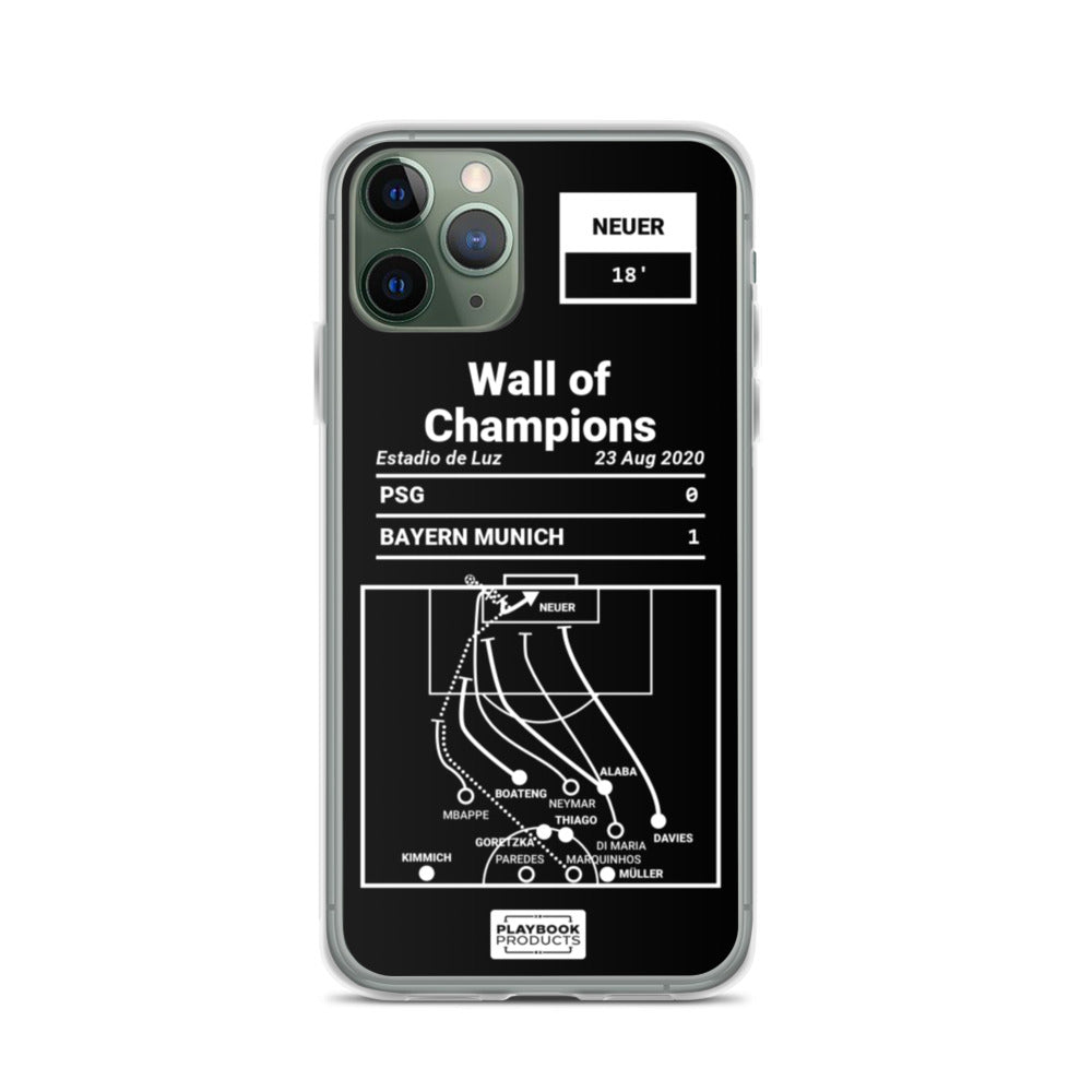 Bayern München Greatest Goals iPhone Case: Wall of Champions (2020)