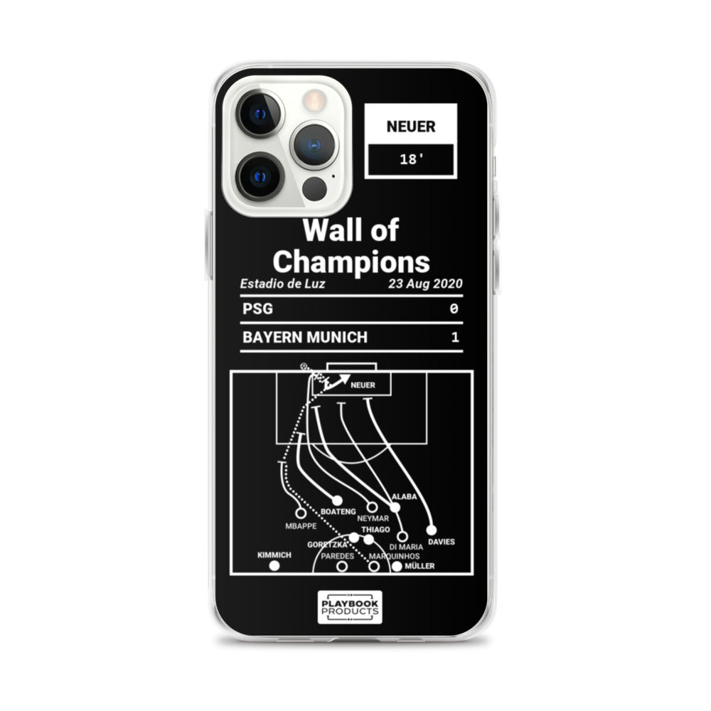 Bayern München Greatest Goals iPhone Case: Wall of Champions (2020)