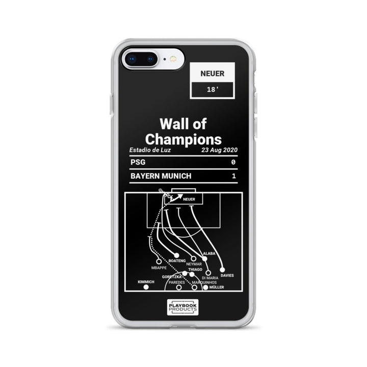 Bayern München Greatest Goals iPhone Case: Wall of Champions (2020)