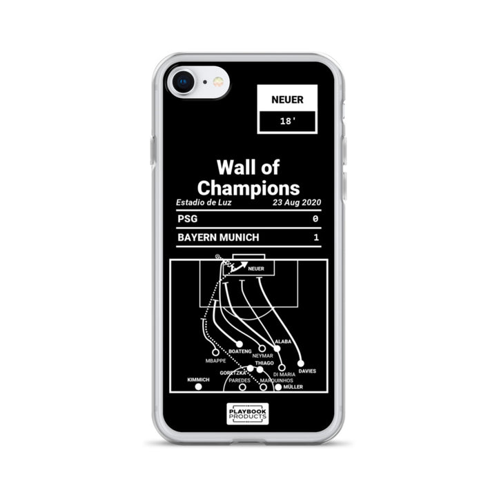 Bayern München Greatest Goals iPhone Case: Wall of Champions (2020)