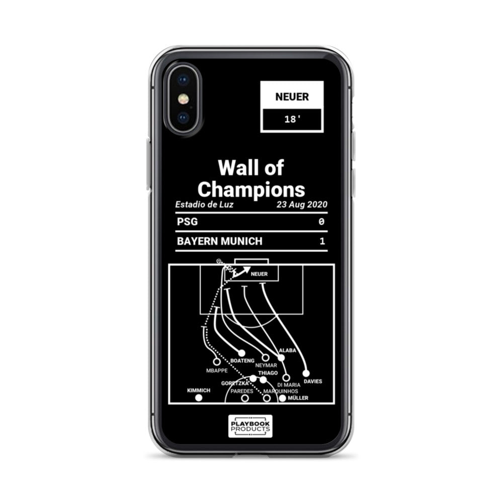 Bayern München Greatest Goals iPhone Case: Wall of Champions (2020)