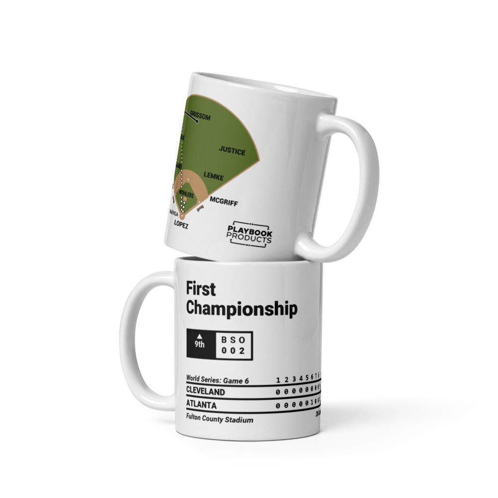 Atlanta Braves Greatest Plays Mug: First Championship (1995)