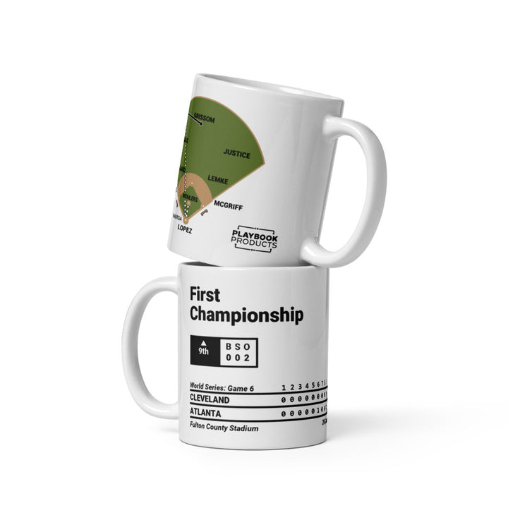 Atlanta Braves Greatest Plays Mug: First Championship (1995)