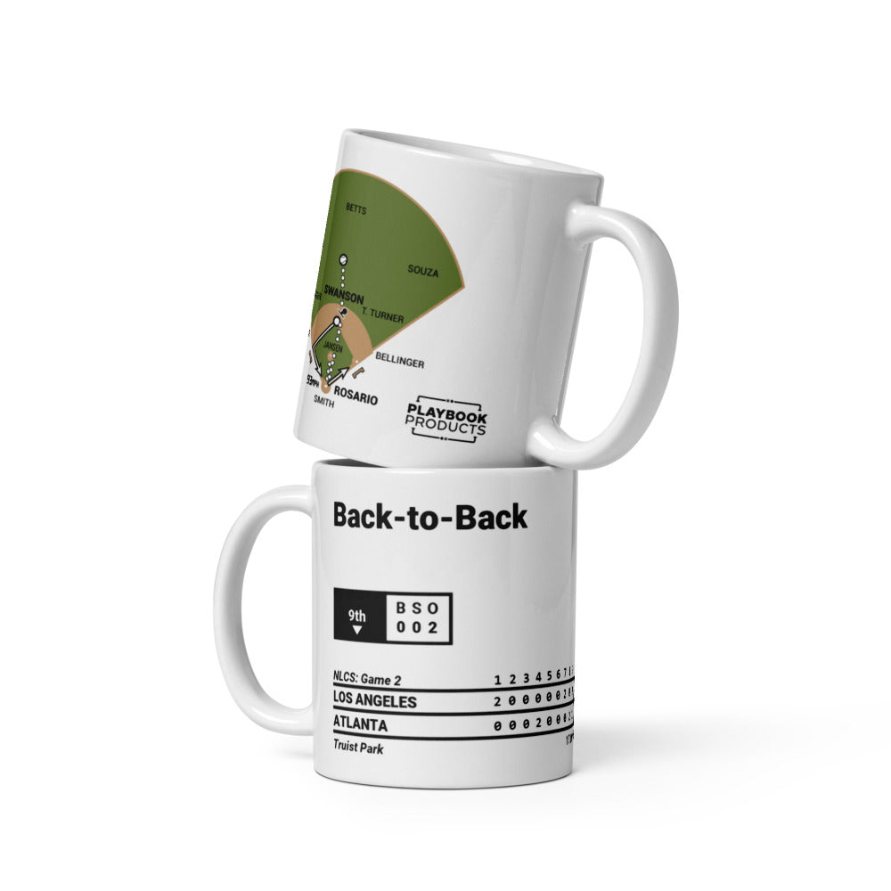 Atlanta Braves Greatest Plays Mug: Back-to-Back (2021)