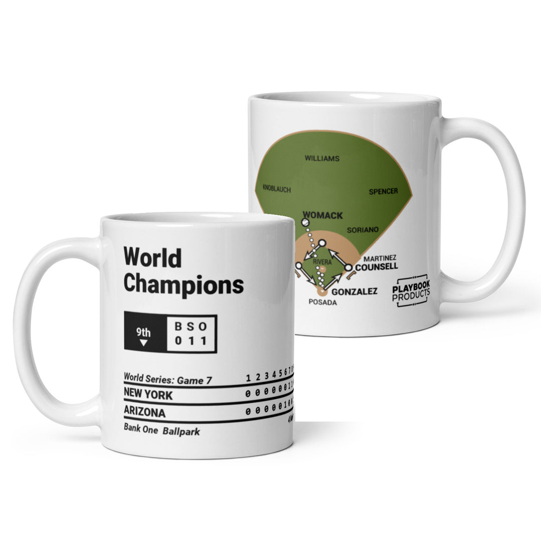 Arizona Diamondbacks Greatest Plays Mug: World Champions (2001)