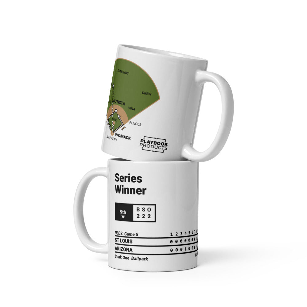 Arizona Diamondbacks Greatest Plays Mug: Series Winner (2001)
