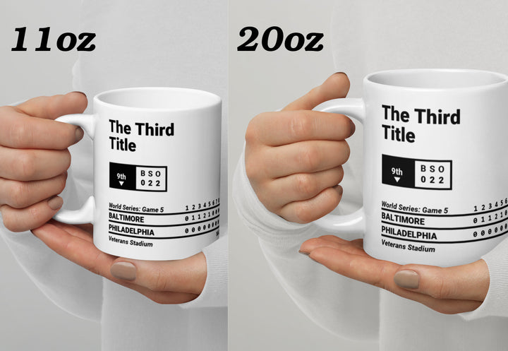 Baltimore Orioles Greatest Plays Mug: The Third Title (1983)