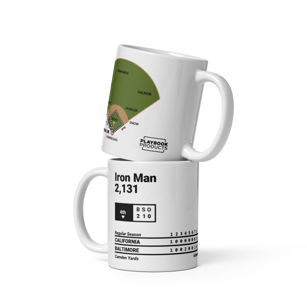 Baltimore Orioles Greatest Plays Mug: Iron Man 2,131 (1995)