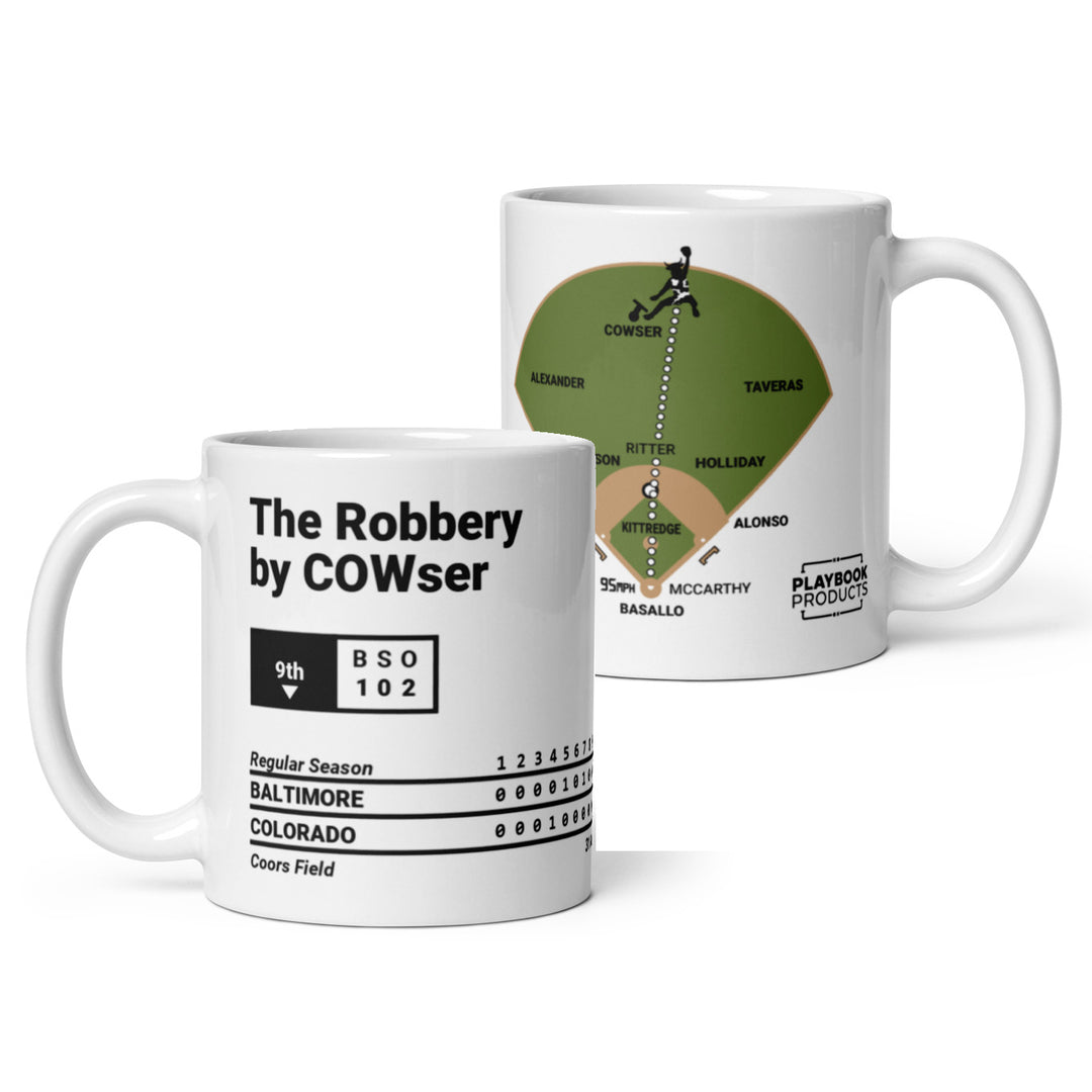 Baltimore Orioles Greatest Plays Mug: The Robbery by COWser (2026)