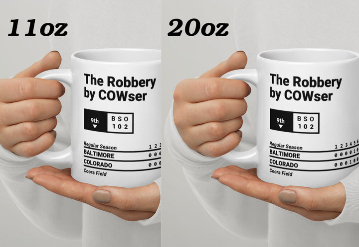 Baltimore Orioles Greatest Plays Mug: The Robbery by COWser (2026)