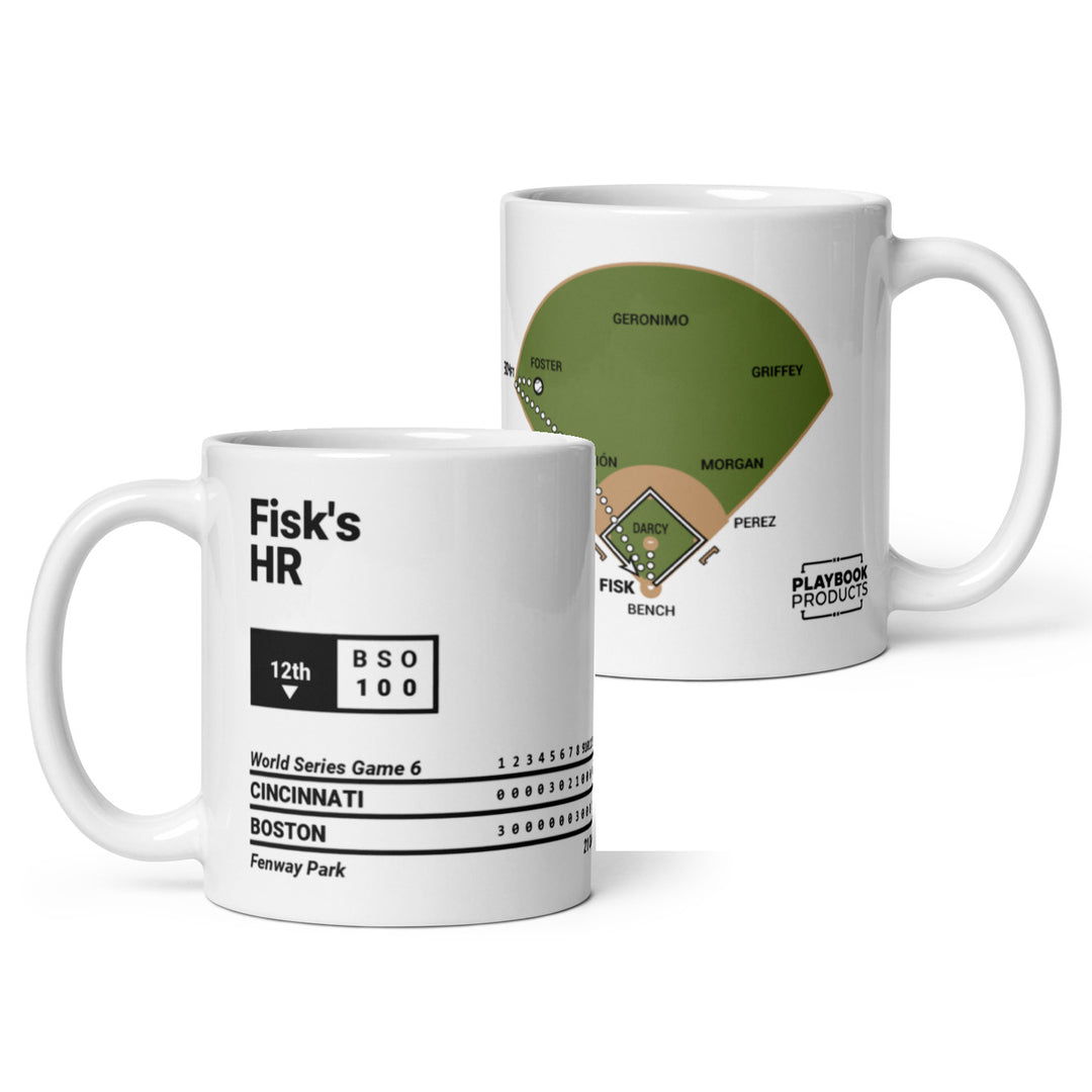 Boston Red Sox Greatest Plays Mug: Fisk's HR (1975)