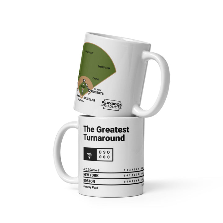 Boston Red Sox Greatest Plays Mug: The Greatest Turnaround (2004)