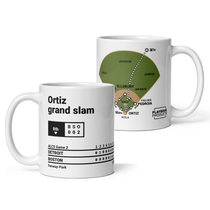 Boston Red Sox Greatest Plays Mug: Ortiz grand slam (2013)