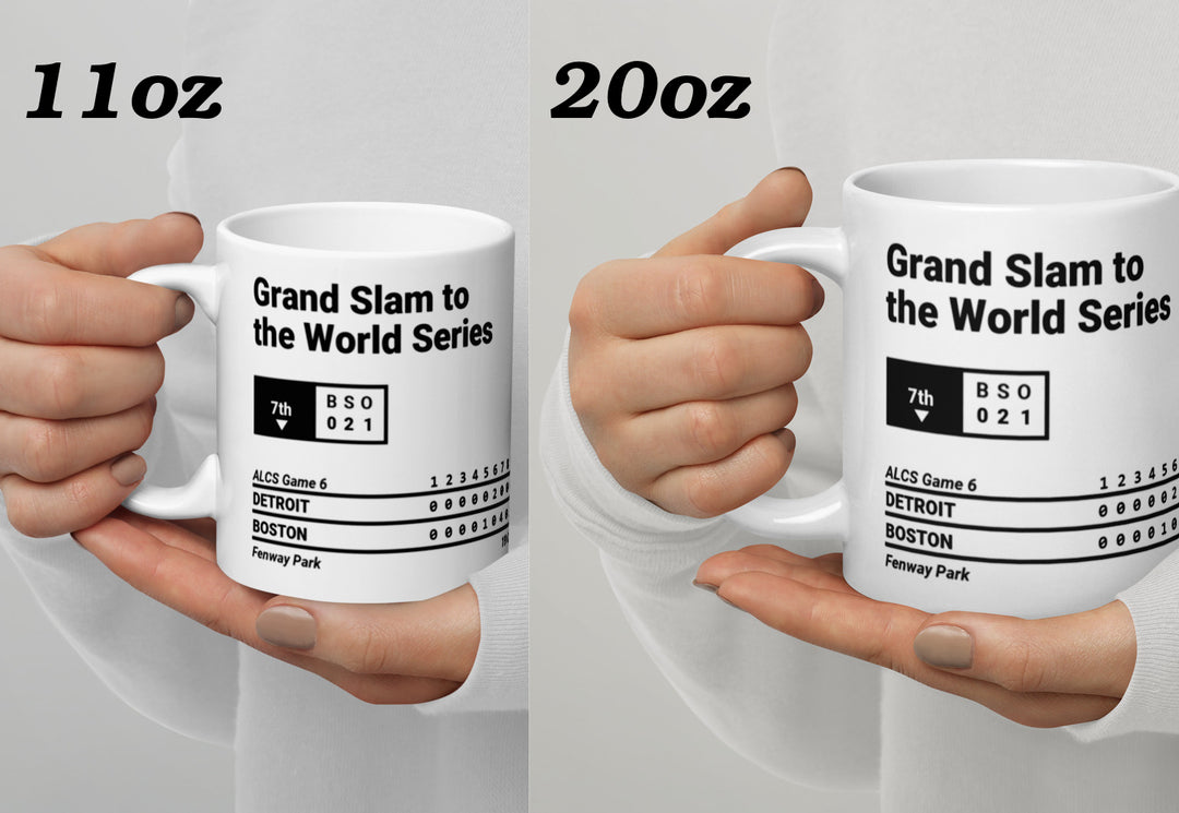 Boston Red Sox Greatest Plays Mug: Grand Slam to the World Series (2013)