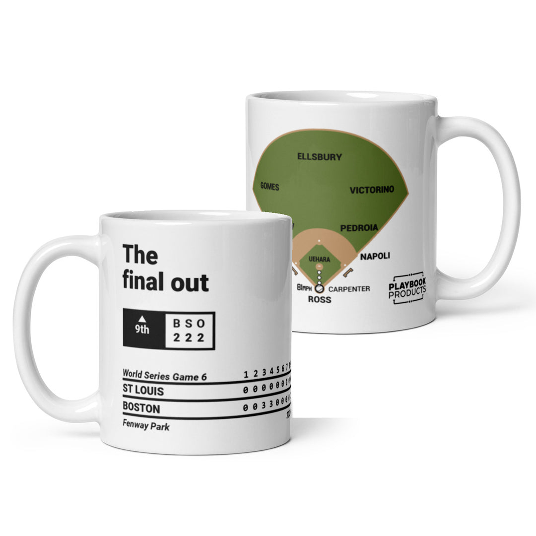 Boston Red Sox Greatest Plays Mug: The final out (2013)