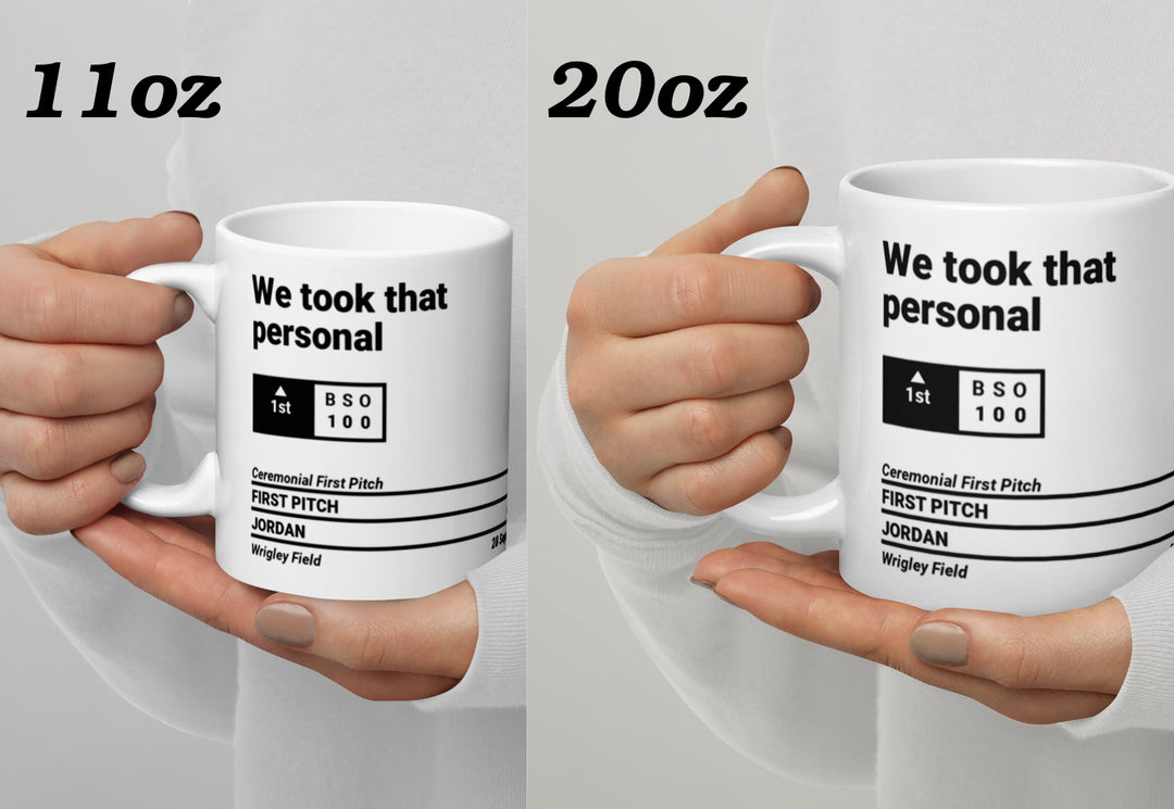 Greatest Plays Mug: We took that personal (1998)