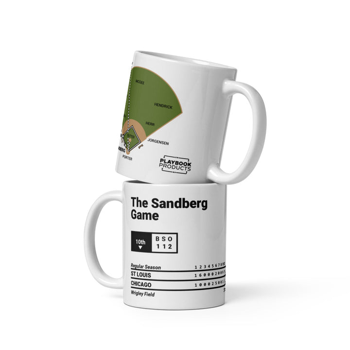 Chicago Cubs Greatest Plays Mug: The Sandberg Game (1984)