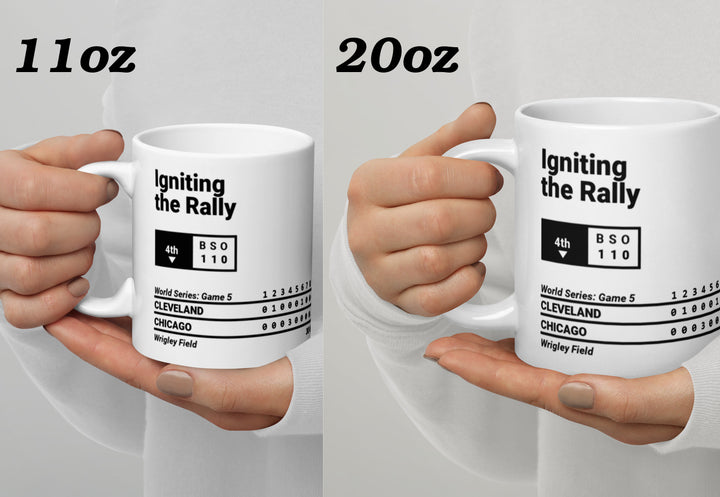 Chicago Cubs Greatest Plays Mug: Igniting the Rally (2016)