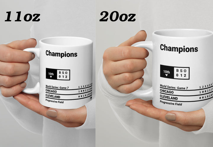 Chicago Cubs Greatest Plays Mug: Champions (2016)