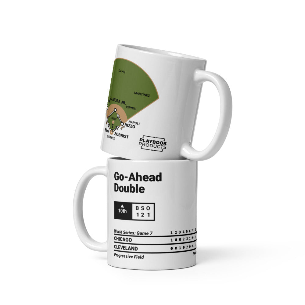 Chicago Cubs Greatest Plays Mug: Go-Ahead Double (2016)