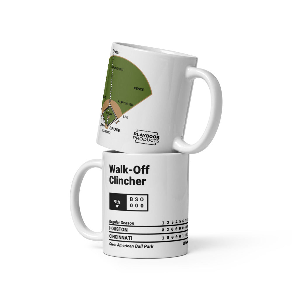 Cincinnati Reds Greatest Plays Mug: Walk-Off Clincher (2010)