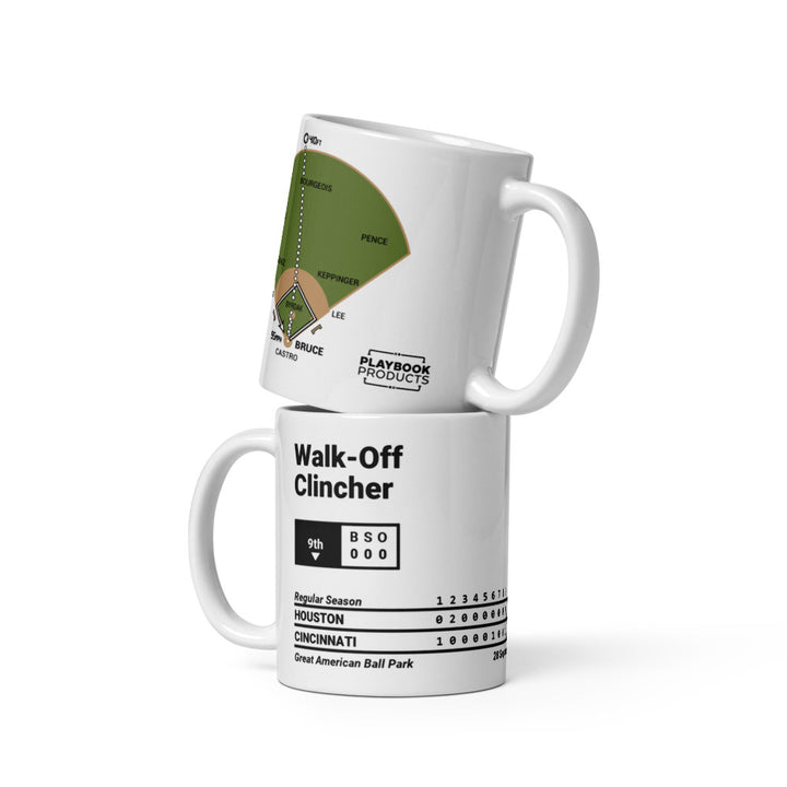 Cincinnati Reds Greatest Plays Mug: Walk-Off Clincher (2010)