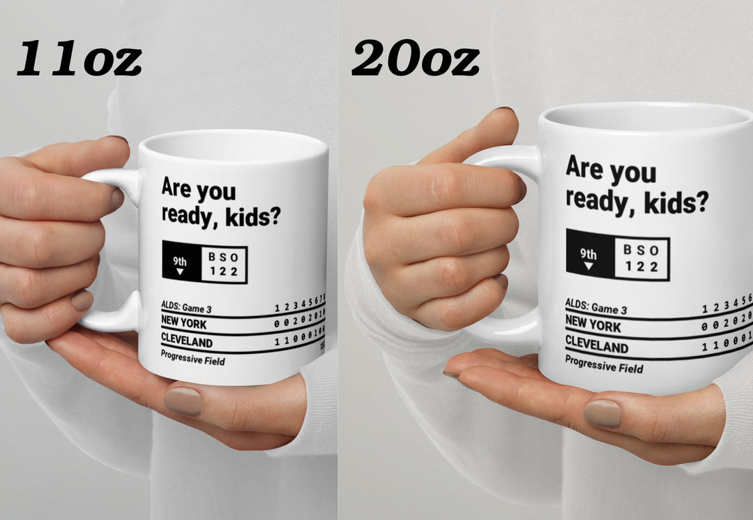 Cleveland Guardians Greatest Plays Mug: Are you ready, kids? (2022)