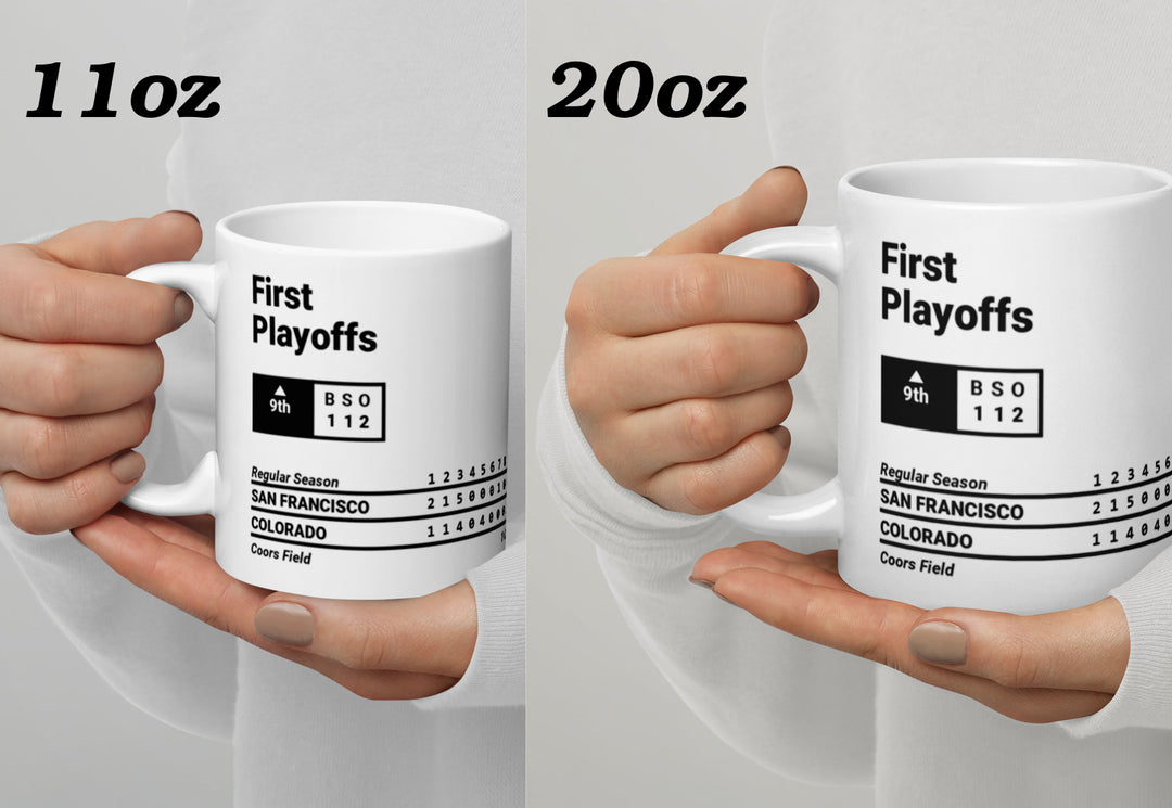 Colorado Rockies Greatest Plays Mug: First Playoffs (1995)