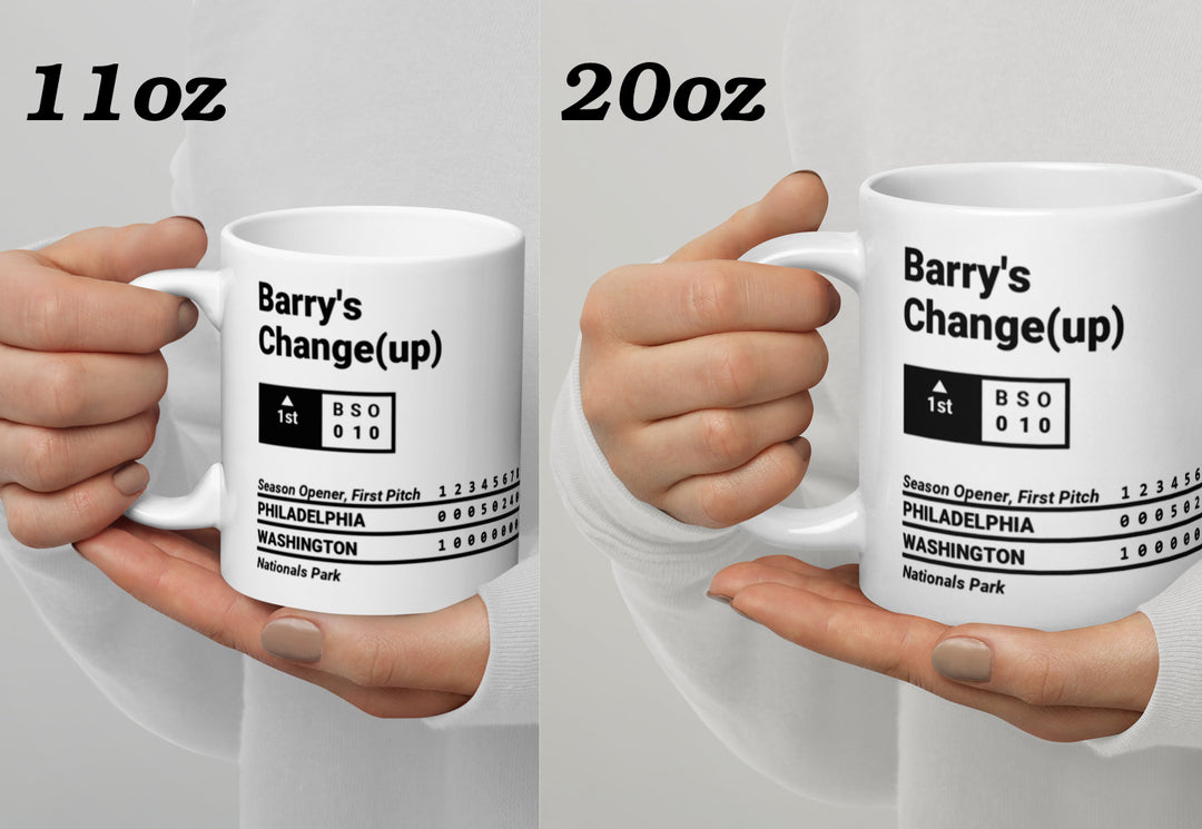 Democrat Presidents Greatest Plays Mug: Barry's Change(up) (2010)
