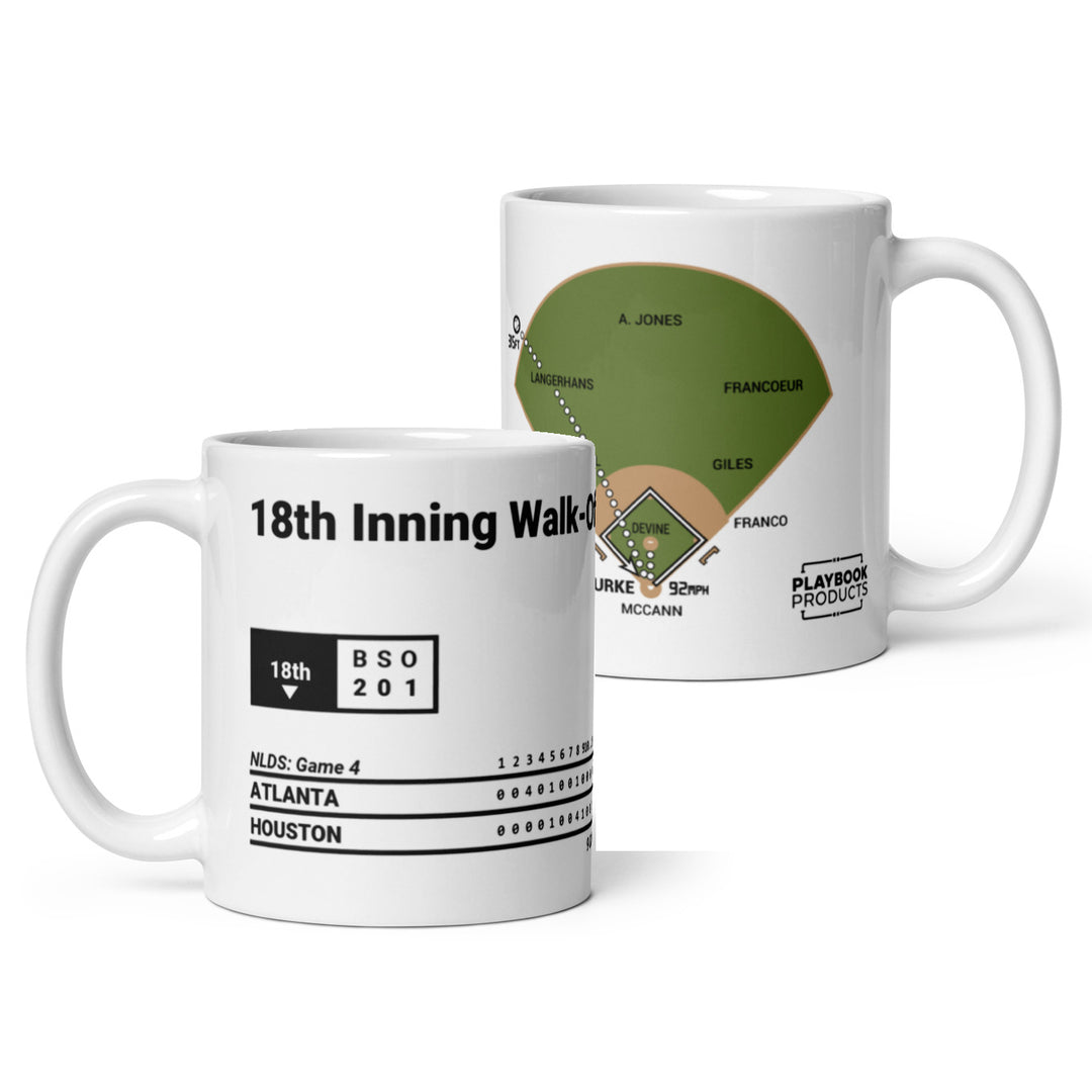 Houston Astros Greatest Plays Mug: 18th Inning Walk-Off (2005)