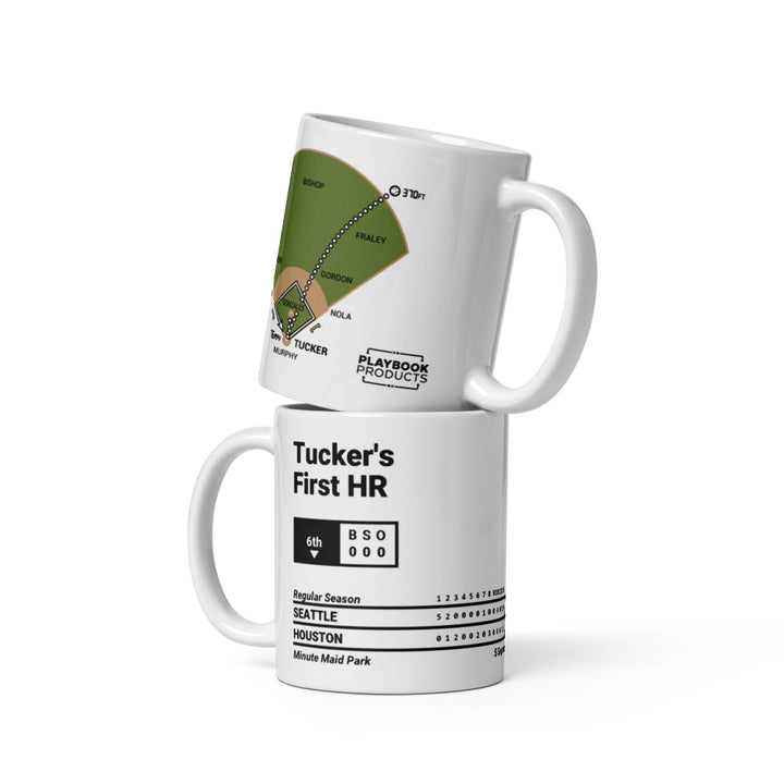 Houston Astros Greatest Plays Mug: Tucker's First HR (2019)