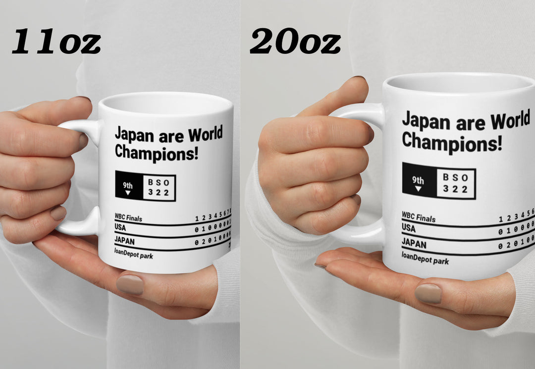Japan National Team Greatest Plays Mug: Japan are World Champions! (2023)