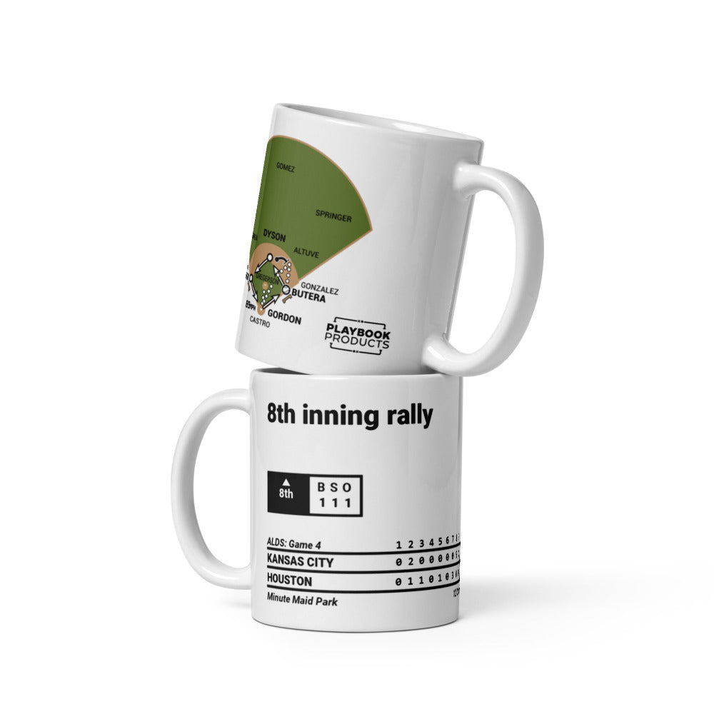 Kansas City Royals Greatest Plays Mug: 8th inning rally (2015)