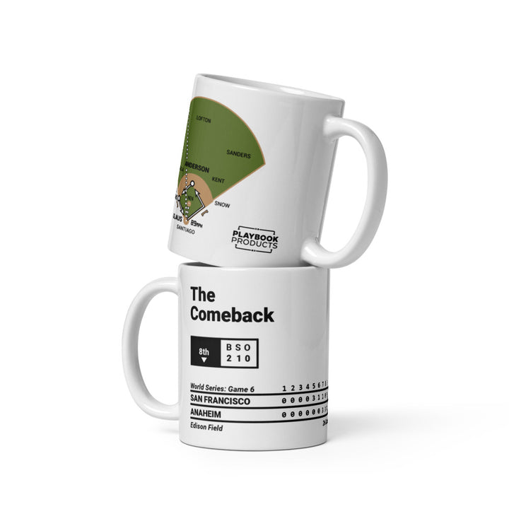 Los Angeles Angels Greatest Plays Mug: The Comeback (2002)